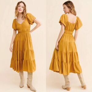 Cleobella Kailani Midi Dress M $258